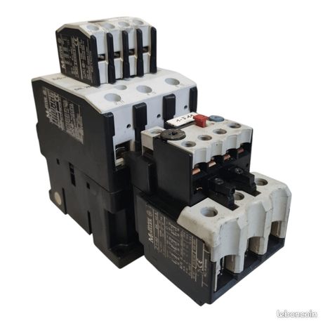 MOELLER DIL2M Contacteur de puissance + 22DILM + Z1-40 Relais de sécurité. 110V 50Hz 120V 60Hz