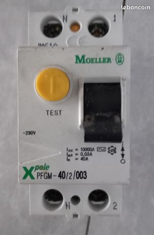 MOELLER Interrupteur différentiel 40A 30mA type AC 230V - 264280