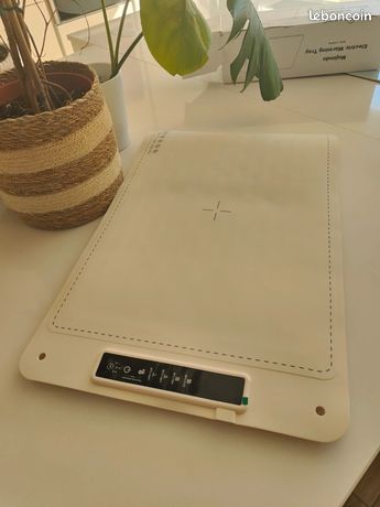 Mojimdo Plaque chauffante pour aliments - Silicone de qualité alimentaire - 3 niveaux de température - Réchauffage sur toute la surface - Flexible - Enroulable et à suspendre