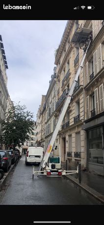 Monte meubles klaas 21m sur remorque