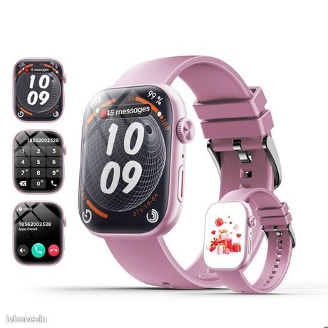 Montre Connectée Femme Élégante Suivi Santé SPO Sommeil Calories SmartWatch