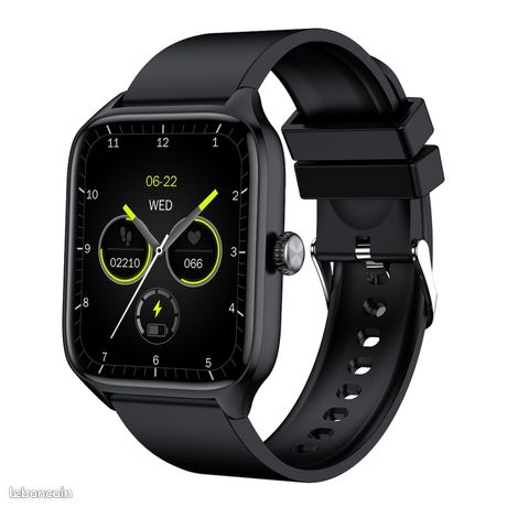 Montre intelligente T19 Pro 1,96 pouces IP67 étanche en silicone, prend en charge les appels Bluetoo