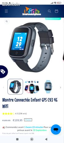 Montre enfant connectée 4G