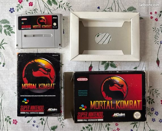 Mortal Kombat Super Nintendo Complet version PAL FR