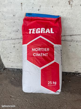 Mortier ciment 25kg A l'unité