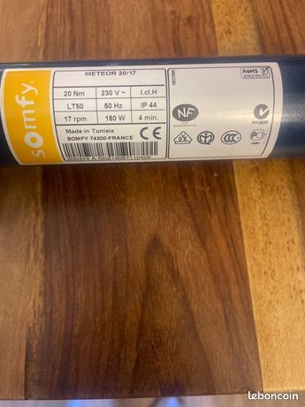 Moteur de volet électrique somfy