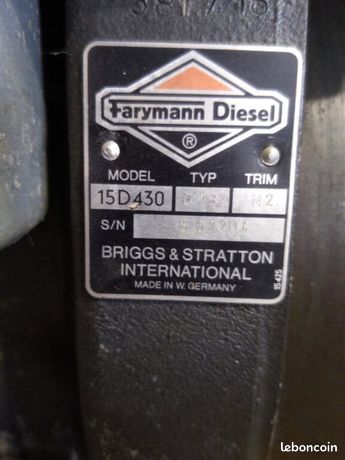 Moteur farymann diesel