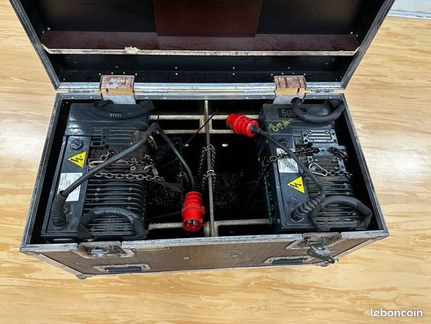 Moteurs de levage électriques VERLINDE 500 kg avec flight case