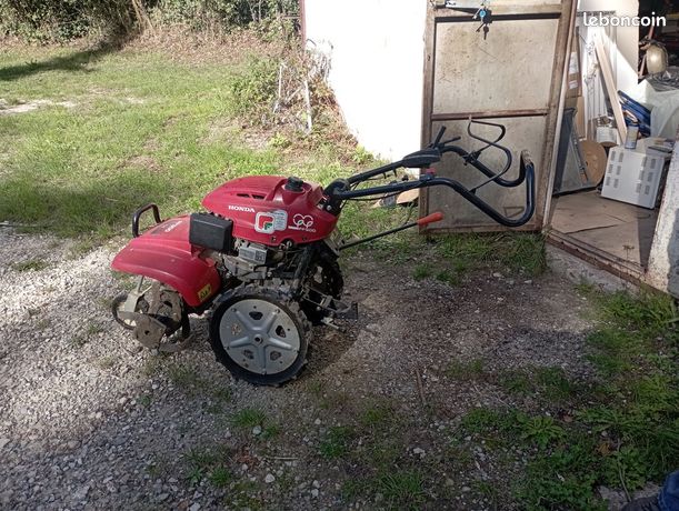 Motoculteur Honda FF500 avec butteur et arracheuse