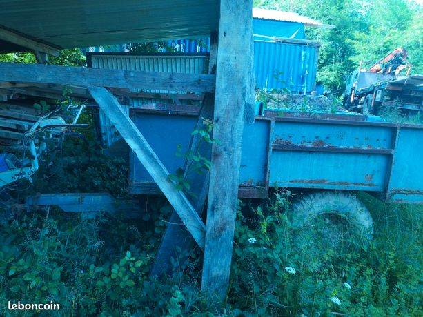 Motoculteur iseki diesel avec remorque