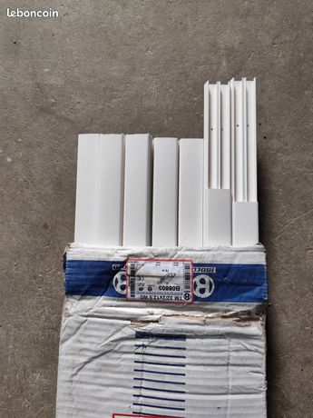 Moulures goulottes optima TM en barre de 2 M 32/2X12.5 blanches 2 compartiments B08803
