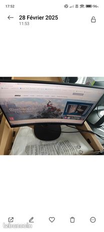 MSI Pro MP241CA Écran Bureautique Incurvé