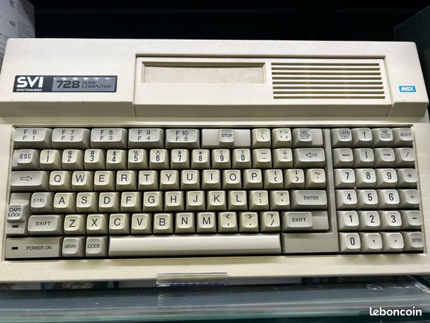 MSX SVI 728 Home Computer + MSX SVI 767