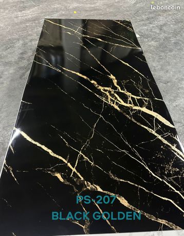 Mur imitation marbre éclatant avec panneaux PVC