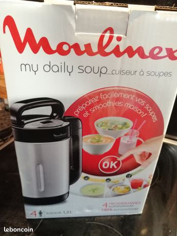 My daily soup moulinex neuf 12l 4 programmes