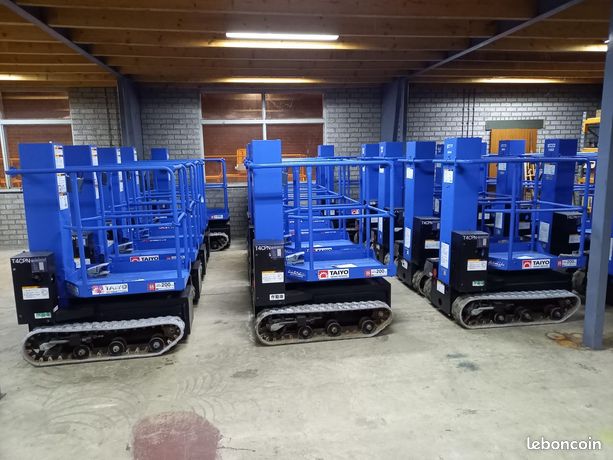 Nacelle plateforme sur chenilles