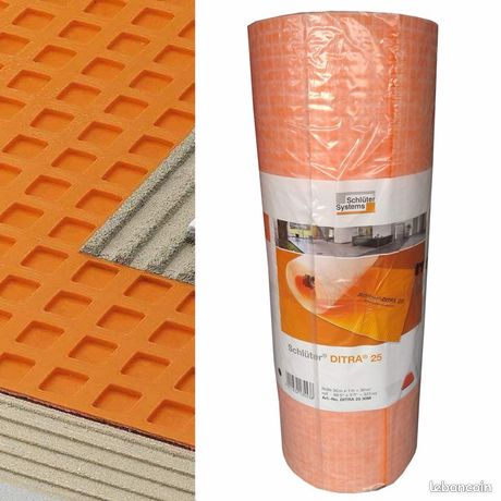 Natte de désolidarisation et d'étanchéité Schlüter-DITRA 18m