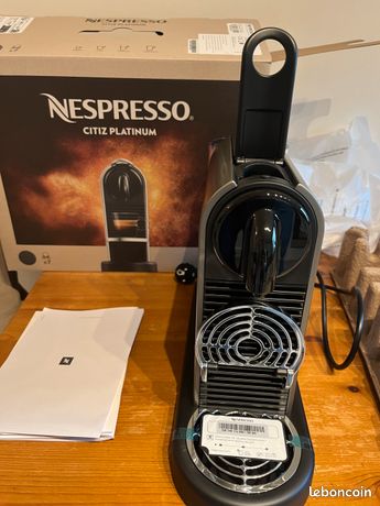 Nespresso citiz platinium titane neuve