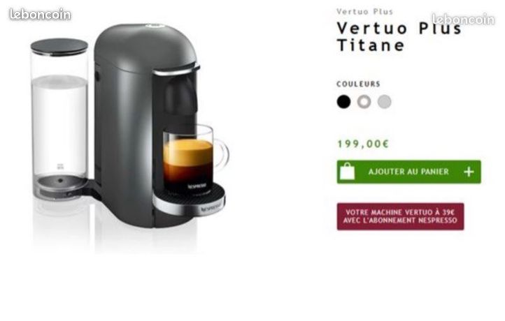 Nespresso Vertuo Plus