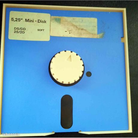 Nettoyeur de disquette 5"1/4 pour PC C64 Apple et autres