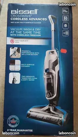Nettoyeur de sol - BISSELL 2588N Crosswave Advanced sans fil - NEUF