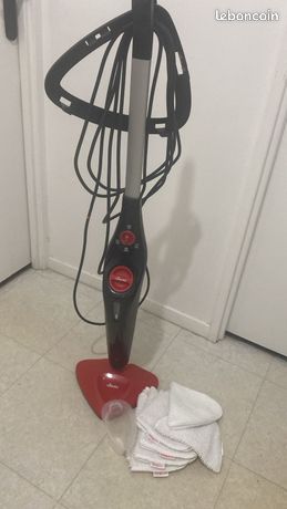 Nettoyeur Vapeur VILEDA STEAM et 8 serpillières de rechange VILEDA chiffons en microfibre