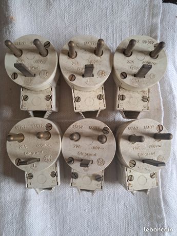 6 prises legrand 2P+T20A avec serré cables