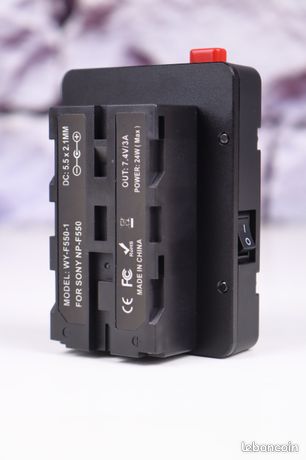 NEUF - Adaptateur V-Mount / D-TAP vers Sony NP-F550/F970/F960 - Hersmay