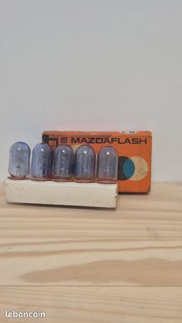 Neuf ampoules flash photo argentique Mazdaflash MF1B