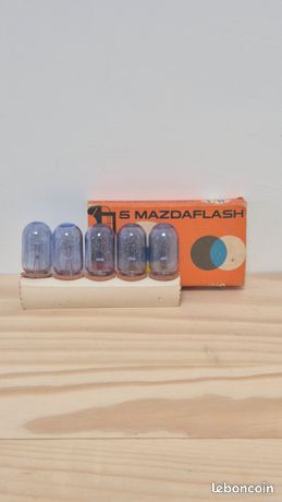 Neuf ampoules flash photo argentique Mazdaflash MF1B