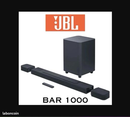 ✅ [NEUF] Barre de son 7.1.4 - JBL Bar 1000 - 880W RMS - Caisson de basses inclus [Haut de Gamme]🥇 VENDEUR PRO