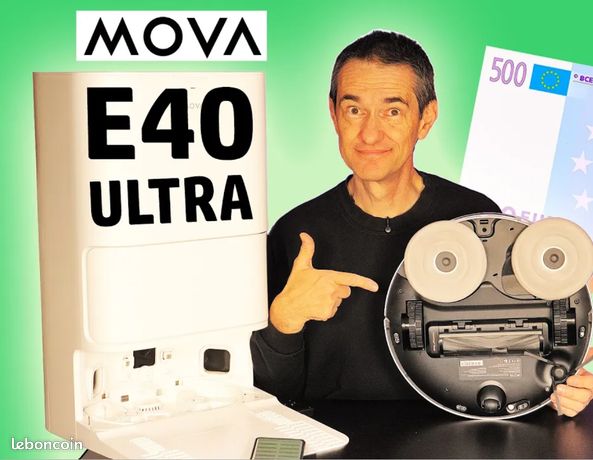 NEUF MOVA E40 Aspirateur Robot Laveur