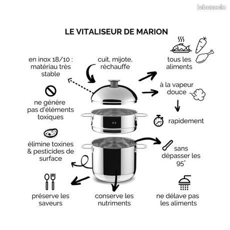 NEUF-Pack Grand Chef-Vitaliseur de Marion
