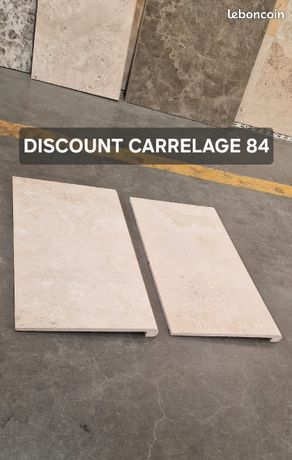 Nez de marche ou appui de fenêtre travertin