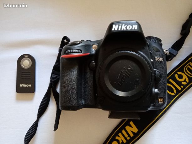 Nikon D610 plus télécommande et accessoires