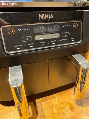 Ninja Foodi Dual Zone Air Fryer numérique 2 tiroirs 76L