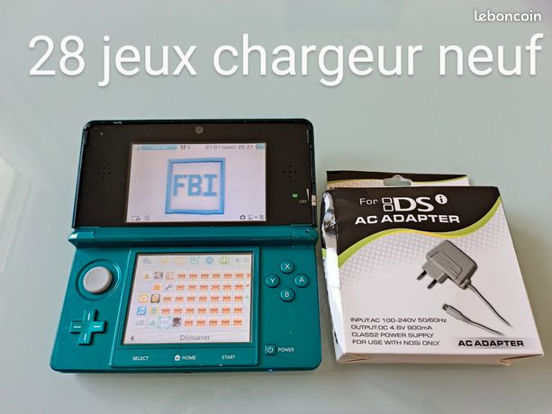 Nintendo 3ds 28 jeux chargeur