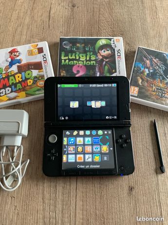 Nintendo 3ds XL + 3 jeux