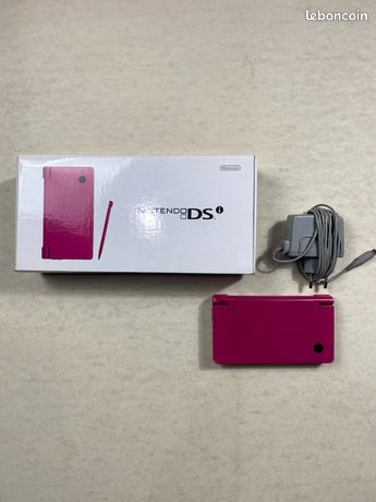 Nintendo DSi Rose Magenta Console Portable Avec Boîte & Chargeur Bon État