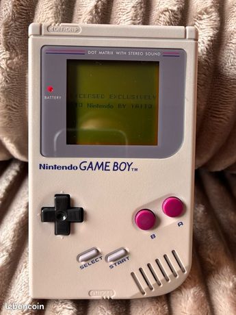 Nintendo Game Boy DMG-01 Parfait état + Jeu Qix