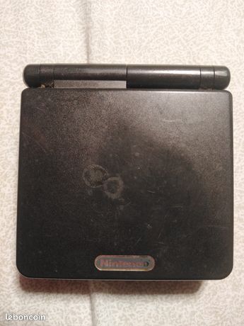 Nintendo gameboy advance sp noir défectueuse mathis