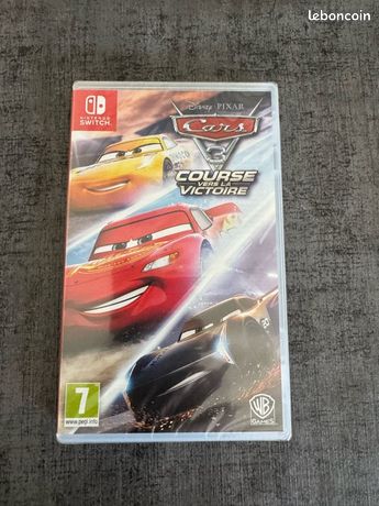 Nintendo Switch - Cars 3 - course vers la victoire État neuf Dans son embu Boîte jamais ouverte