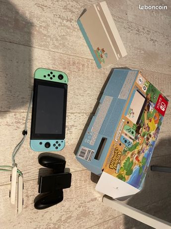 Nintendo Switch édition animal crossing