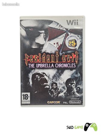 Nintendo Wii - Résident Evil The Umbrella Chronicles - Très Bon état - PAL