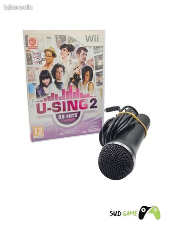 Nintendo Wii - U-Sing 2 + Micro - Très Bon état - PAL