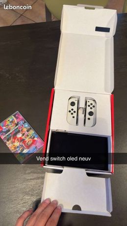 Nintendo switch oled blanche