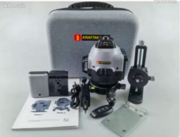Niveau laser rotatif à 360 degrés avec faisceau 4D KraftMuller