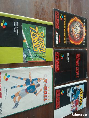 Notice de jeux super Nintendo