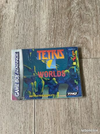 Notice Tetris World Game Boy Advance