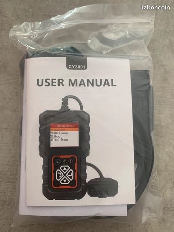 Nouveau lecteur de diagnostic automobile OBD II avec manuel